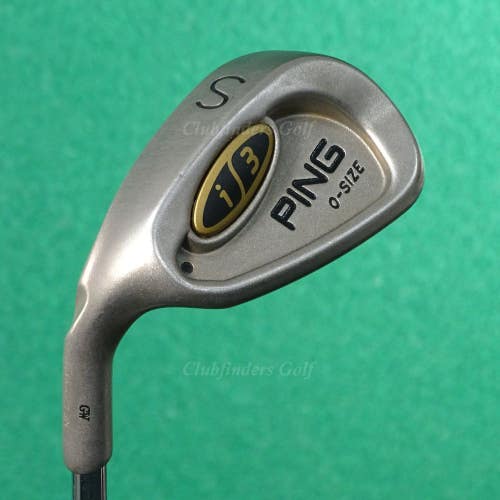 LH Ping i3 O-Size Black Dot WRX SW Sand Wedge Precision Rifle S3 Steel Stiff