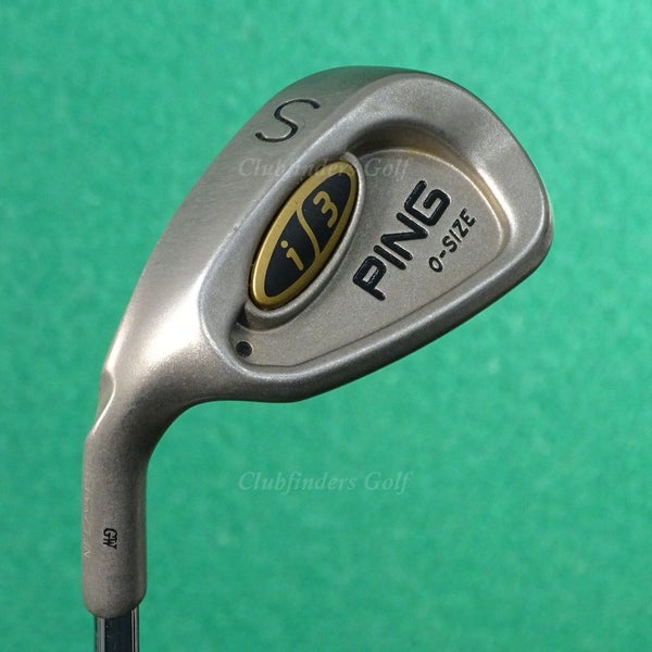 LH Ping i3 O-Size Black Dot WRX SW Sand Wedge Precision Rifle S3 Steel Stiff