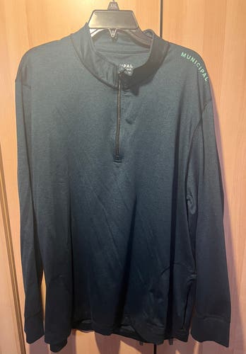 Municipal Unisex XXL Pullover Jacket with Zipper Pocket Jacket (Used)