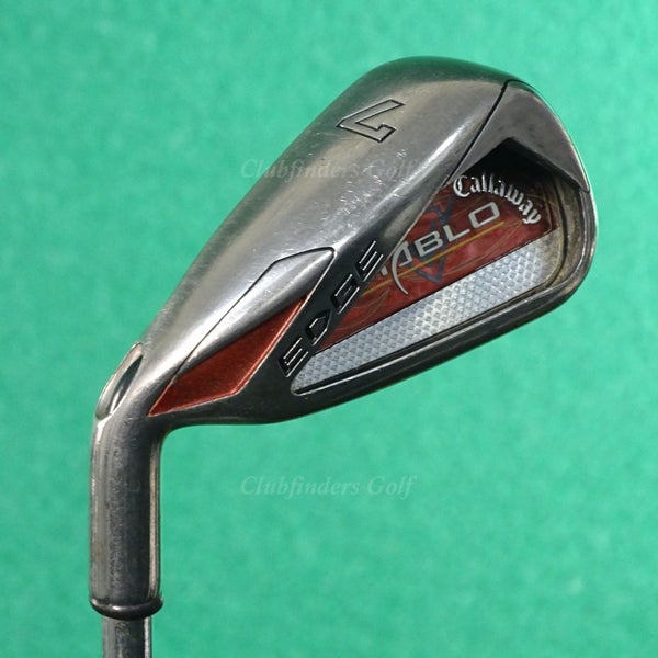 LH Callaway Diablo Edge Single 7 Iron Factory Diablo Steel Uniflex