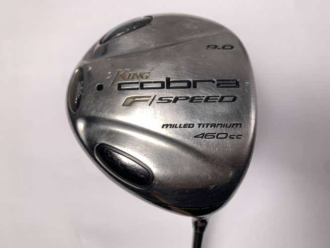 Cobra F Speed Driver 9* Aldila NV-F Speed Tuned 55g Stiff Graphite Mens RH