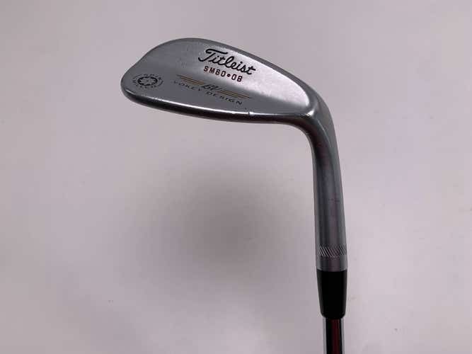 Titleist Vokey Spin Milled CC Chrome Lob Wedge LW 60* 8 Wedge Steel Mens RH