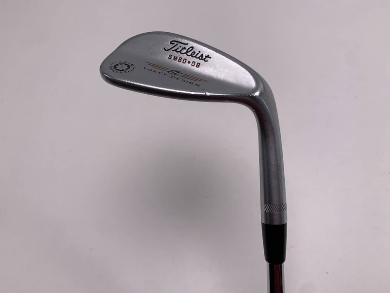 Titleist Vokey Spin Milled CC Chrome Lob Wedge LW 60* 8 Wedge Steel Mens RH