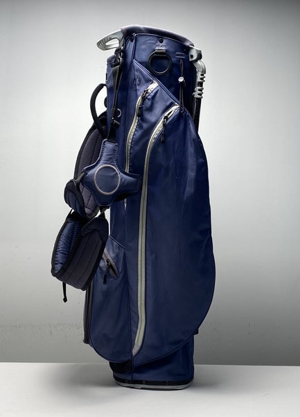 Titleist Players 4 Carbon Stand Bag Blue 4-Way Divide Dual Strap Golf Bag