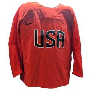 Red Size 56 Women's Nike IIHF PRO STOCK Team USA Jersey (Used)