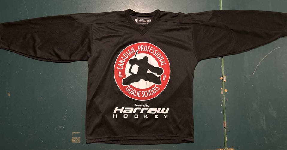 Black Goalie Cut Adult Unisex Harrow Jersey (Used)