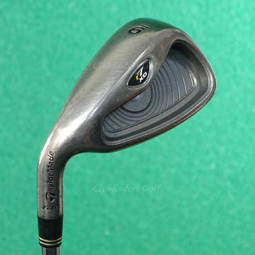 LH TaylorMade RAC r7 XD Single 9 Iron Factory T-Step Ascending Mass Steel Stiff