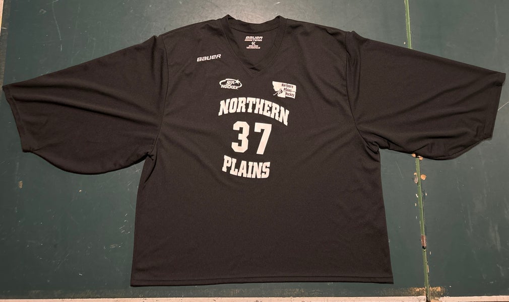 Black Goalie Cut Adult Unisex Bauer Jersey (Used)
