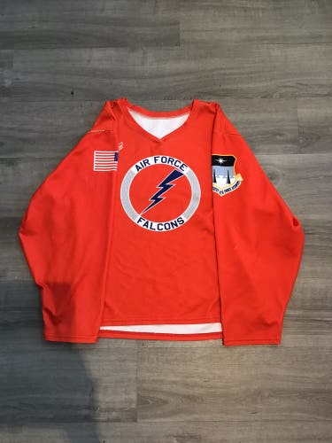 Air Force Academy Orange Militia Used Men's Practice Jersey