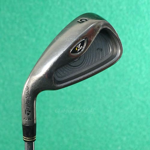 LH TaylorMade RAC r7 XD Single 5 Iron Factory T-Step Ascending Mass Steel Stiff