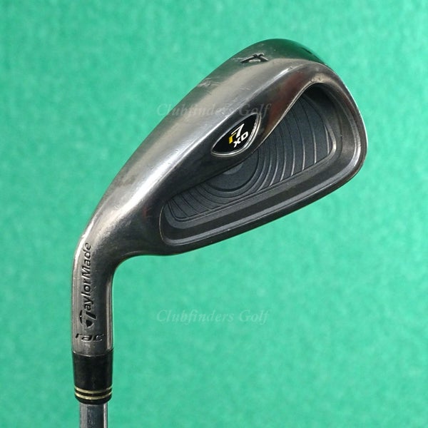 LH TaylorMade RAC r7 XD Single 4 Iron Factory T-Step Ascending Mass Steel Stiff