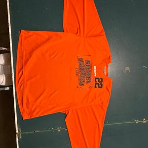 Orange Goalie Cut Adult Unisex CCM Jersey (Used)