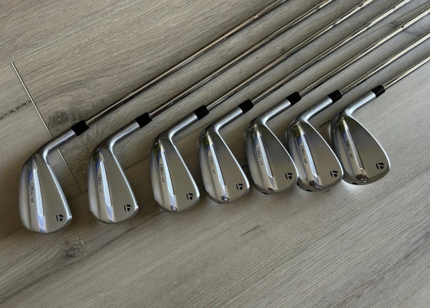 Men's TaylorMade P-790 Right Handed Iron Set Stiff Flex Steel Shaft (Used)