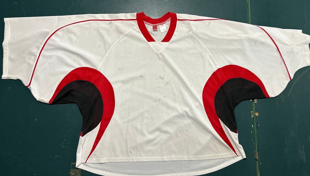 White Goalie Cut Adult Unisex Jersey (Used)