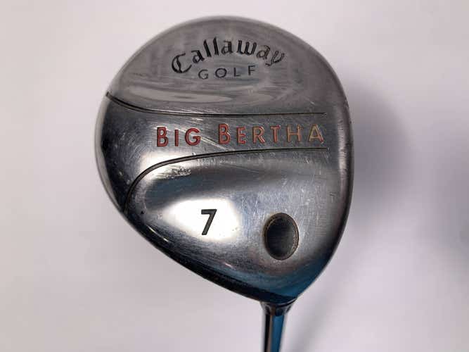 Callaway Big Bertha 2004 7 Fairway Wood 21* RCH 75w Uniflex Steel Mens RH