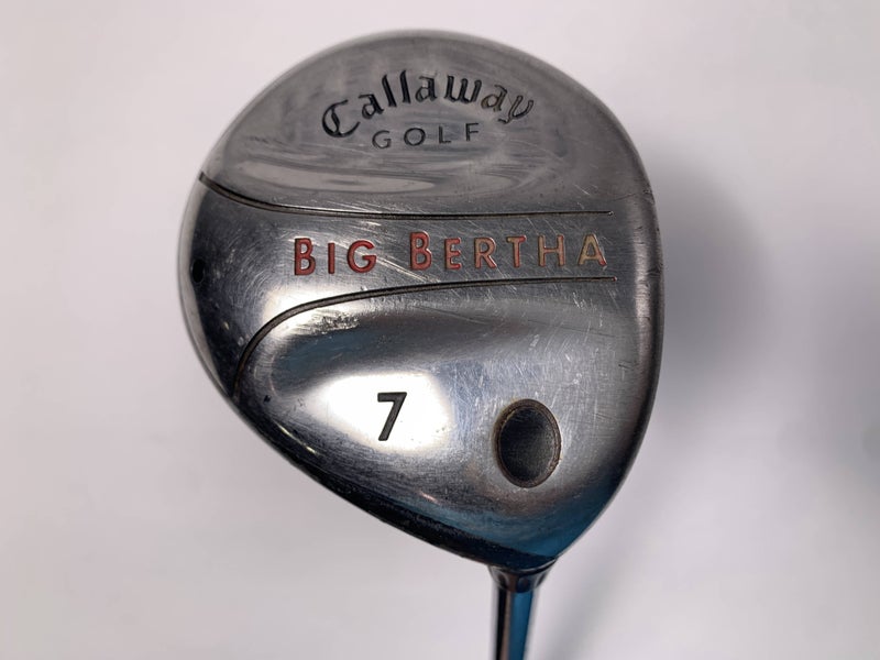 Callaway Big Bertha 2004 7 Fairway Wood 21* RCH 75w Uniflex Steel Mens RH