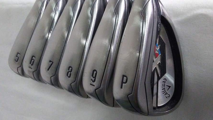 Callaway XR Irons Set 5-PW (Steel Speed Step, Regular) -1/2" SHORT Golf Clubs