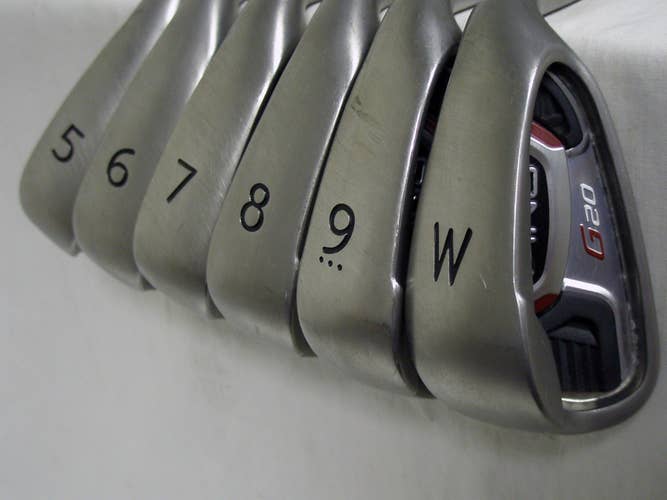 Ping G20 Irons Set 5-PW Yellow Dot (Steel CFS, Stiff) +1" LONG Golf Clubs G 20