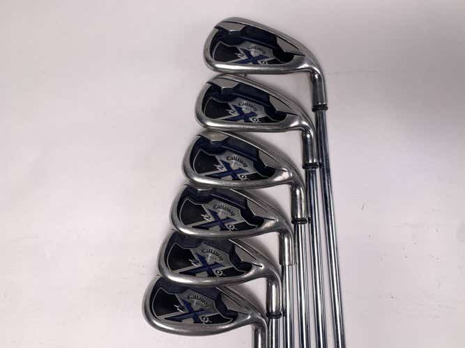 Callaway X-20 Iron Set 5-PW+SW Uniflex Steel Mens RH No 7 iron