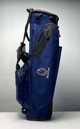 Taylormade Flex Tech Lite Stand Bag Blue 4-Way Divide Dual Strap Golf Bag