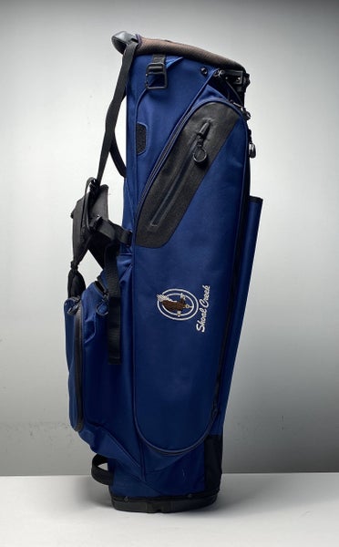 Taylormade Flex Tech Lite Stand Bag Blue 4-Way Divide Dual Strap Golf Bag