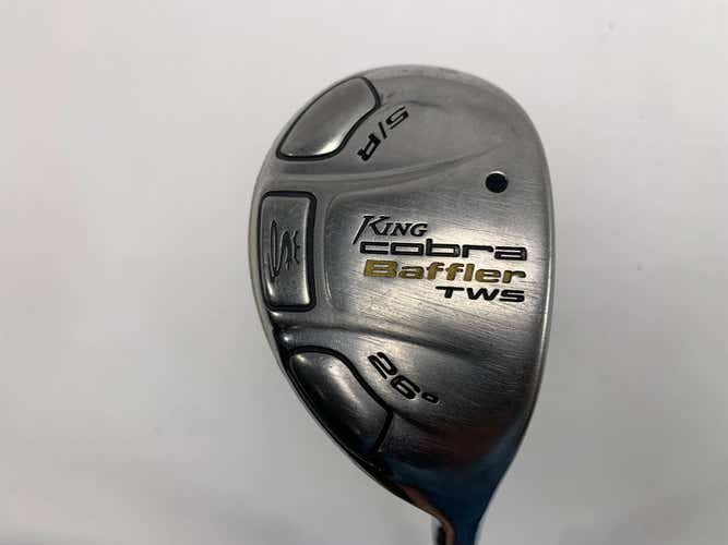 Cobra Baffler TWS 2009 5 Hybrid 26* Fujikura E Fit-On 270 HB Stiff Mens RH