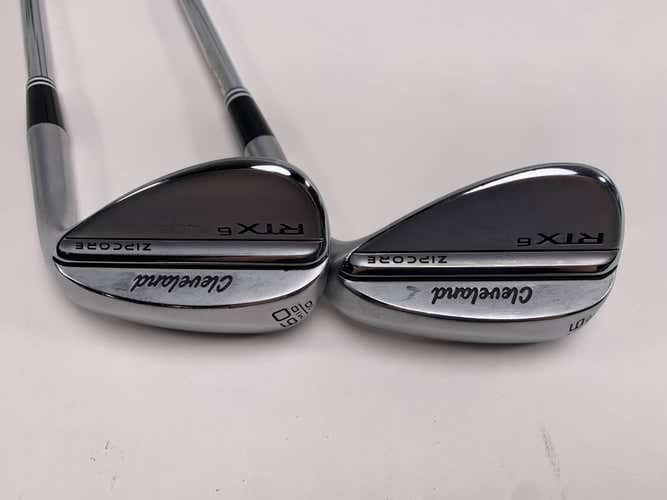 Cleveland RTX 6 ZipCore Tour Satin Wedge Set 56* 10 | 60* 10 DG Tour Issue RH