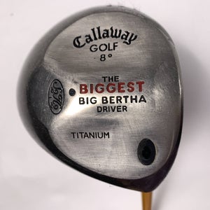 Callaway The Biggest Big Bertha Driver 8* ProForce 65 Gold Stiff Graphite RH