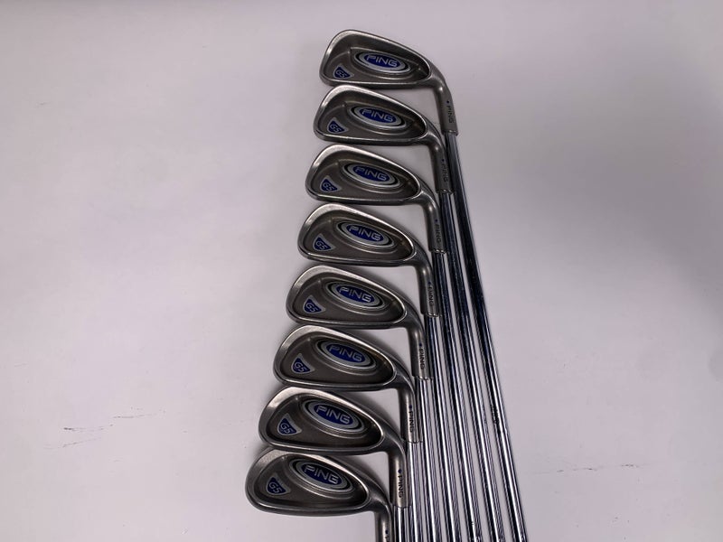 Ping G5 Iron Set 4-PW+SW Blue Dot 1* Up Regular Steel Mens RH