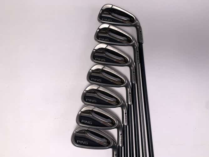 Ping G25 Iron Set 4-9+GW Black Dot TFC 189 Regular Graphite Mens RH