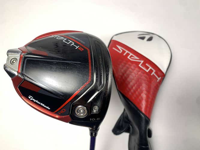 TaylorMade Stealth 2 HD Driver 10.5* Even Flow Riptide CB 50g Regular RH HC