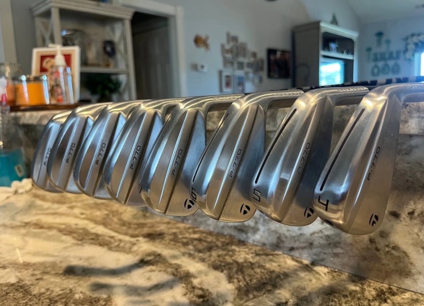 Men's TaylorMade P770 Right Handed Iron Set (8 Clubs) #4 - #9, PW, GW (Used)