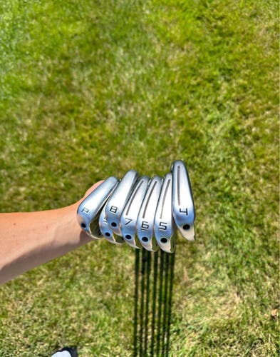 TaylorMade P770 Right Handed Iron Set Stiff Flex 7 Pieces Steel Shaft (New)