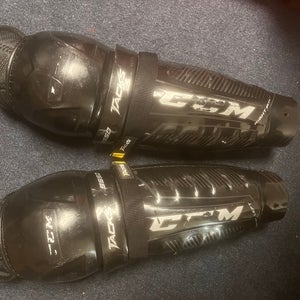 Senior CCM Tacks 9550 14" Shin Pads (Used)