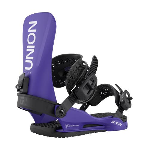 Union STR Snowboard Bindings, Men's Small (US 5-7.5), Purple New 2026