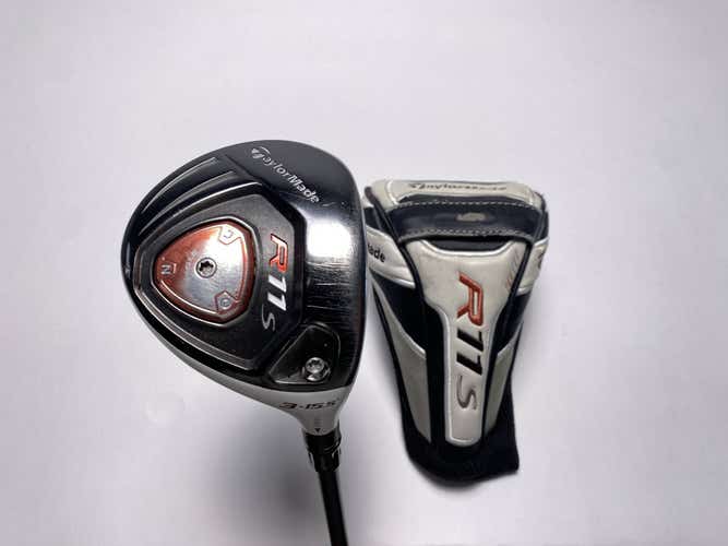 TaylorMade R11s 3 Fairway Wood 15.5* Aldila RIP Phenom 70g Stiff RH HC