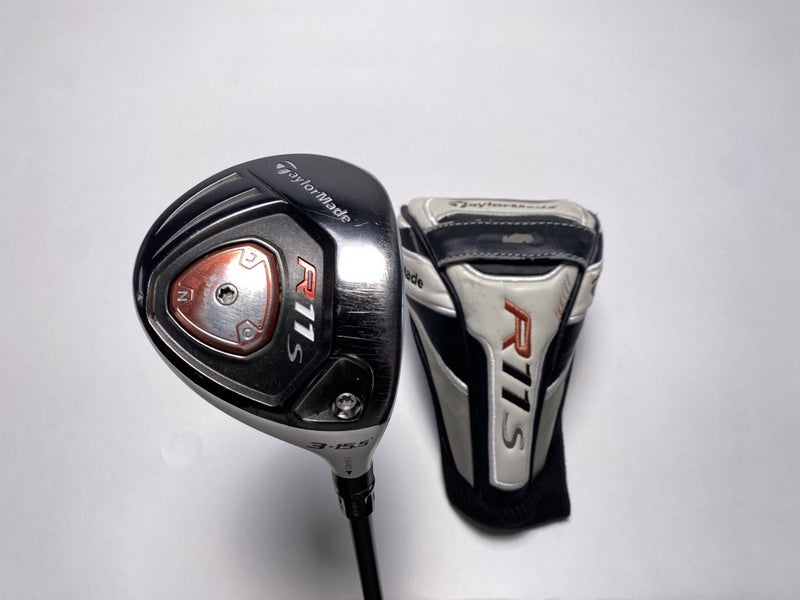 TaylorMade R11s 3 Fairway Wood 15.5* Aldila RIP Phenom 70g Stiff RH HC