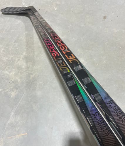 CCM JETSPEED FT7 PRO 2 PACK Pro Stock Hockey Stick Grip P90M 95 Flex Left 9694