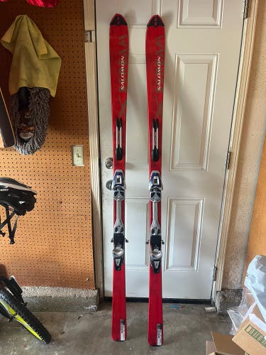 Salomon 6 ft Skis With Bindings (Used)