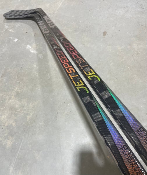 CCM JETSPEED FT7 PRO 2 PACK Pro Stock Hockey Stick Grip P90 75 Flex Left 9605