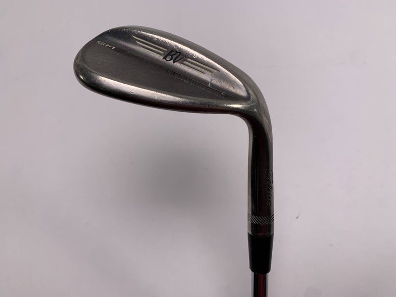 Titleist Vokey SM9 Brushed Steel Lob Wedge LW 60* 4 T-Grind Project X Mens RH