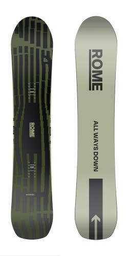 Rome Warden Men's Wide Snowboard 158 cm Directional Twin Fusion Camber New 2026