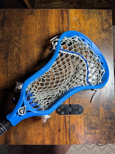 Custom Powell Lacrosse Strung Royal Head and ECD Carbon Pro OG Shaft