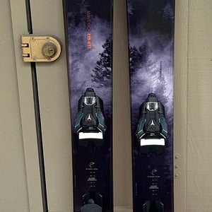 2024 Atomic Maverick 193 cm Powder Skis With Bindings Max Din 16 (Used)
