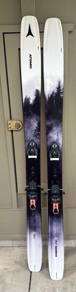 2024 Atomic Maverick 193 cm Powder Skis With Bindings Max Din 16 (Used)