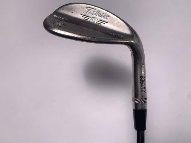 Titleist Vokey SM6 Steel Grey Lob Wedge LW 58* 12 Bounce Wedge Steel Mens RH