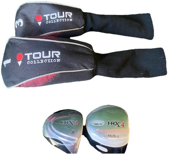 Tour Collection HRX4 Wood Set 460cc Driver,3W RH Regular Graphite New Grips HC's