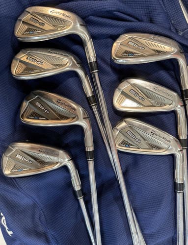 Men's TaylorMade SIM2 MAX Right Handed Iron Set Regular Flex (7 Clubs) #5 - #9, PW, GW Graphite Shaf