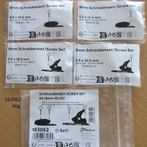 NEW Tyrolia Screw Set Tyrolia SX Ski Bindings Screw Set SX - G1/G2 8mm