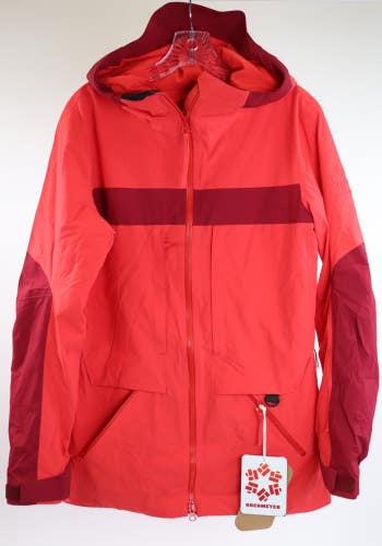 Obermeyer Women's M Oberreute Jacket Red Cosmo RECCO Ski Snowboard $499 NWT